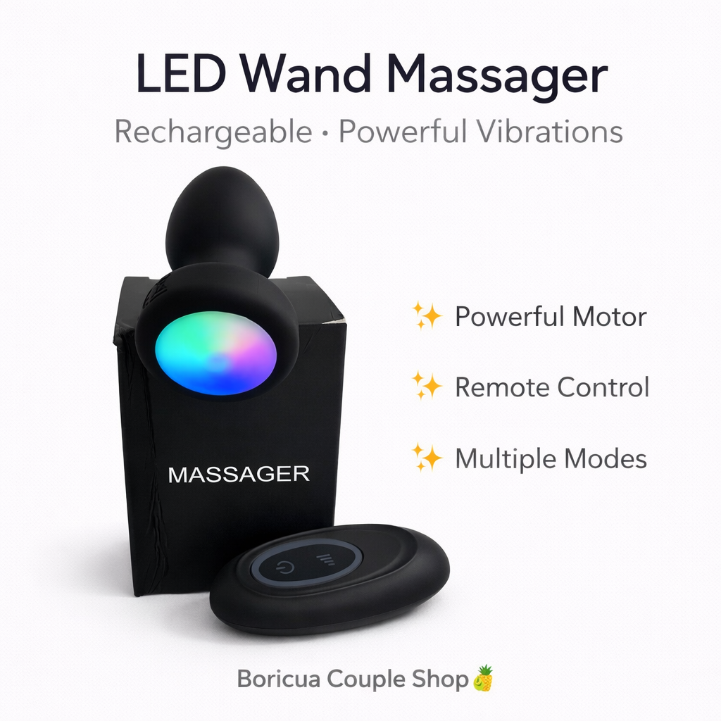 Plug Anal con luz & vibracion