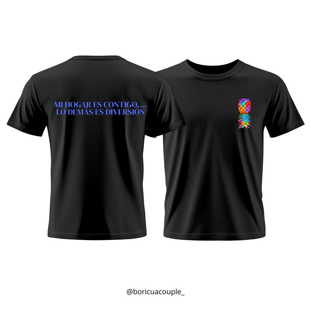 Tshirt Mi hogar es contigo...